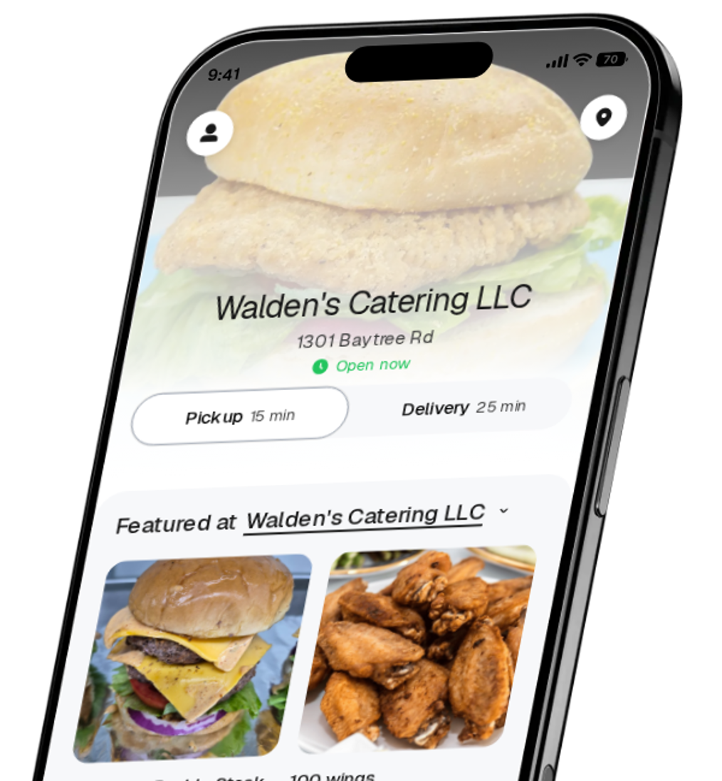 Walden's Catering LLC app preview