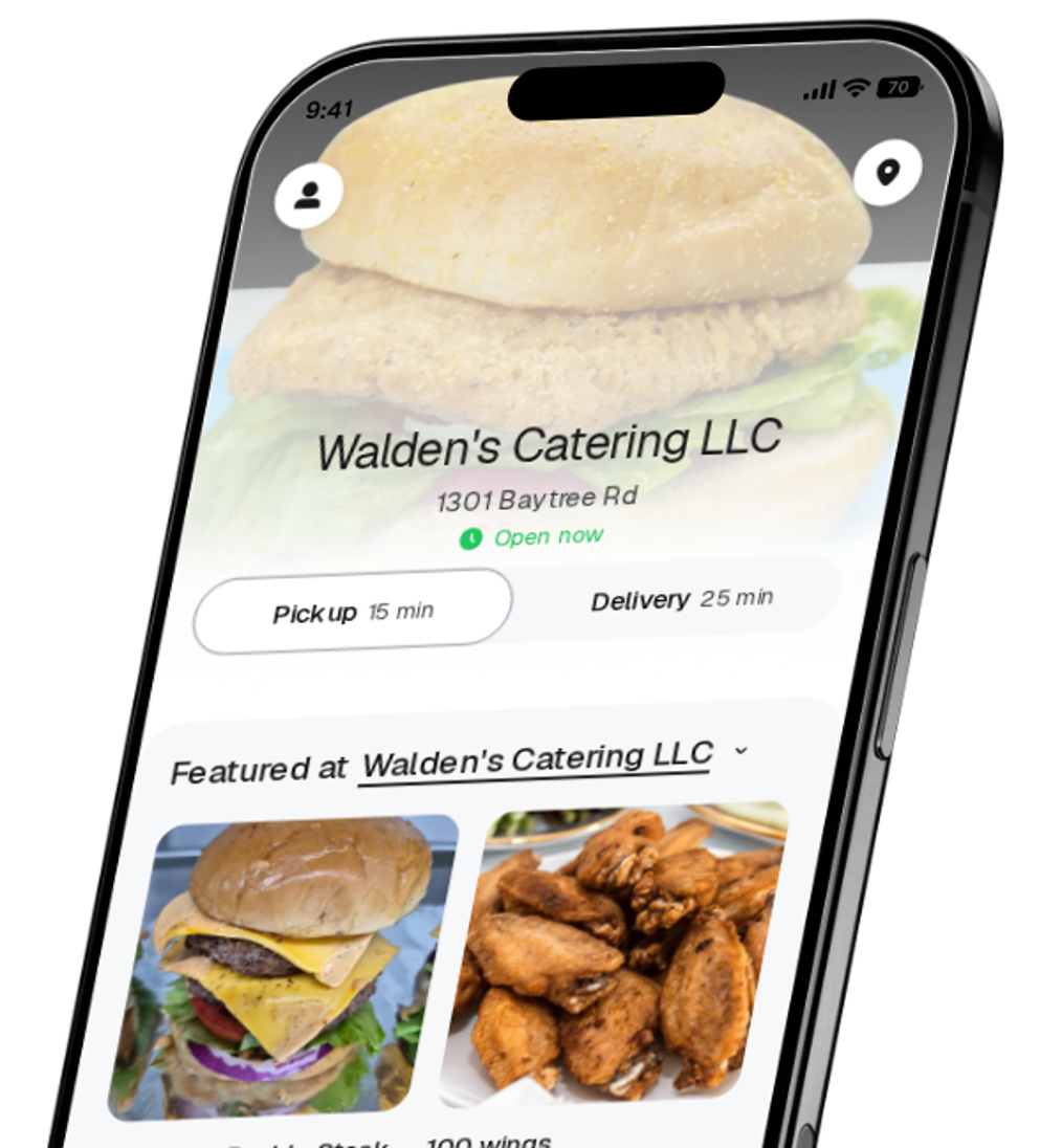 Walden's Catering LLC app preview